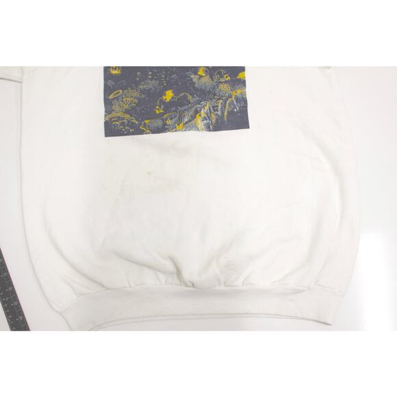 Vintage Underwater Seascape Dolphins Sweatshirt XXL 2X - Picture 3 of 8